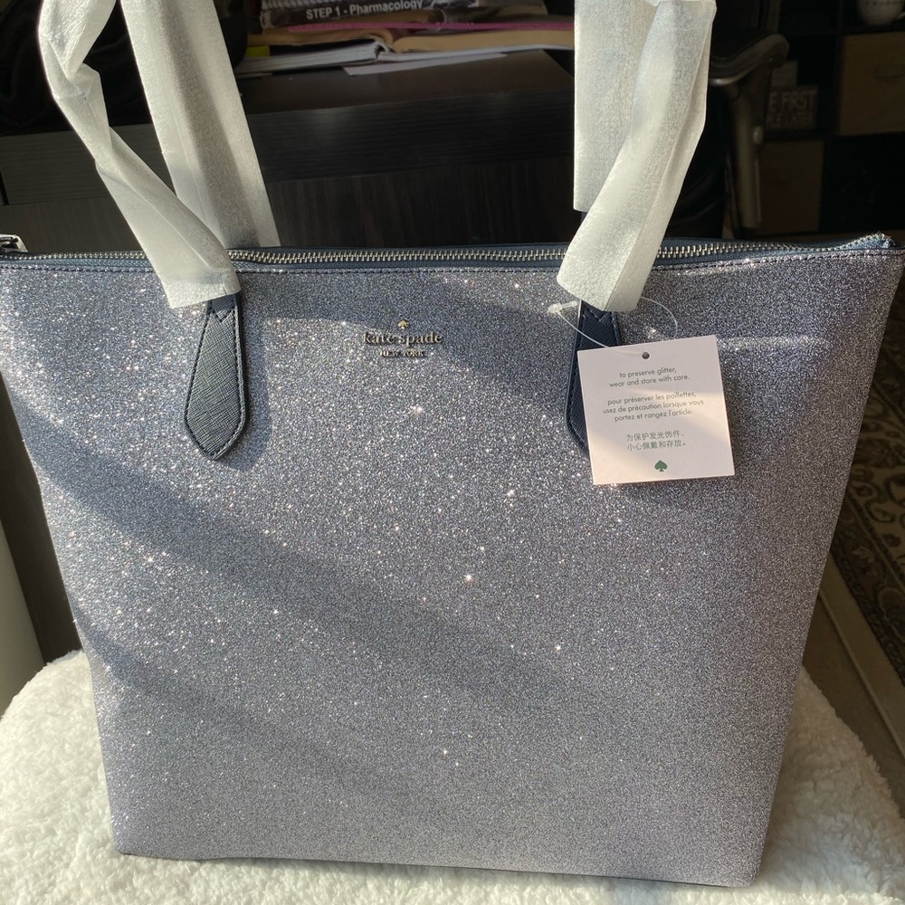 Kate spade glitter tote - Picture 3 of 6